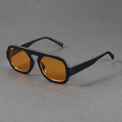 CRIXALIS Retro Pilot Zonnebril Vrouwen 70s Vintage Trendy Plastic Frame Anti-glare Klassieke Zonnebril Mannen UV400