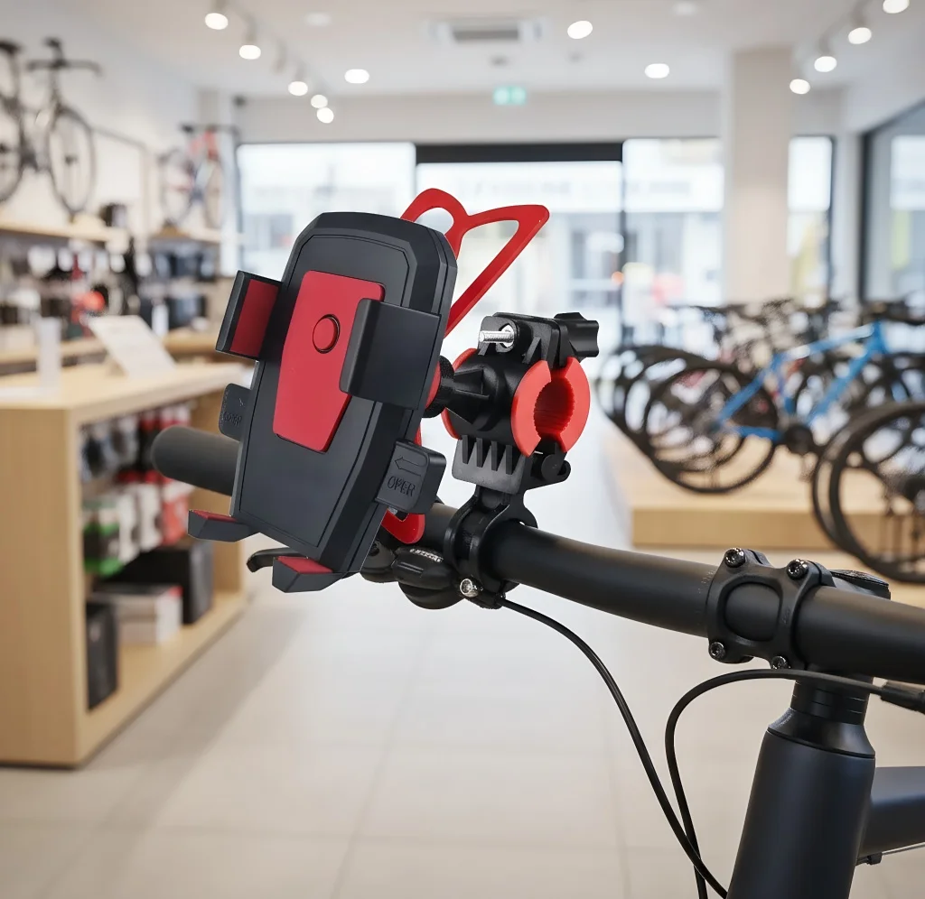 

Оставайся в дорогу! Антивибрационное крепление для телефона для мотоциклов и горных велосипедов — 360° ° Вращение для идеального угла обзора