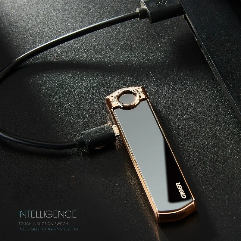 Xquisite and Compact Portable Tungsten Wire Cigarette Lighter Ultra-thin Windproof Silent Electronic Lighter Exquisite Gift view 6