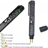Auto Meters Car Vehicle oil Electronic Brake Fluid Liquid Tester Pen Accurate Oil Moisture DOT3 4 5 LED Oil test Indicator Pen