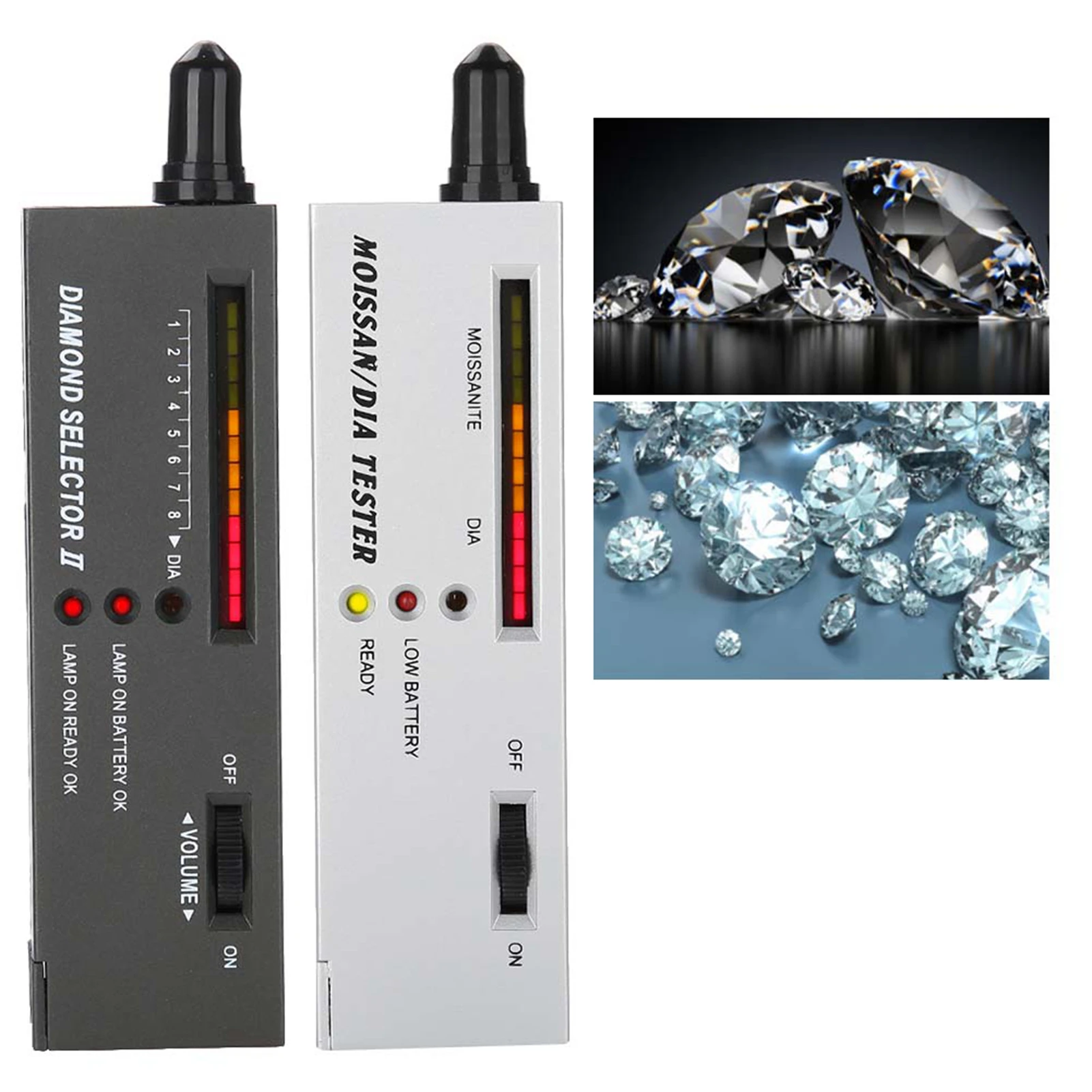 Practical Jewelry Diamond Selector II Moissanite Tester Portable Testing Tool Set