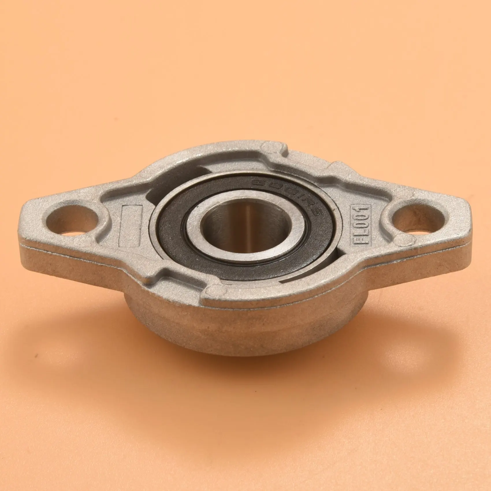ABSJ-4Pcs KFL001 12Mm Zinc Alloy Self Aligning Pillow Block Flange Bearing Rhombic Bearing Housing