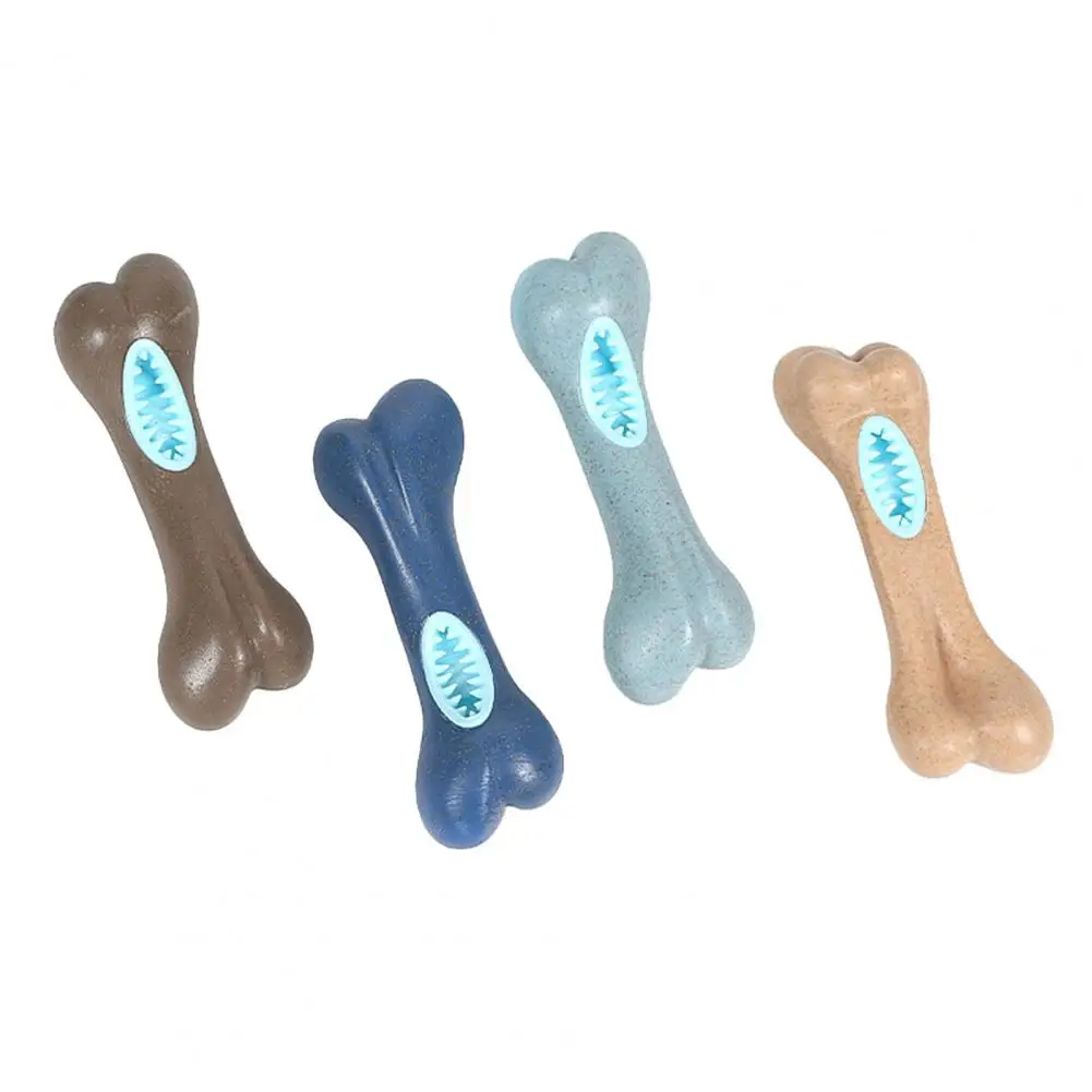 

Food-grade Material Dog Toy Multifunctional Food Leakage Toy for Dogs Bone Shape Food Leakage Toy for Dogs Bite-resistant Teeth