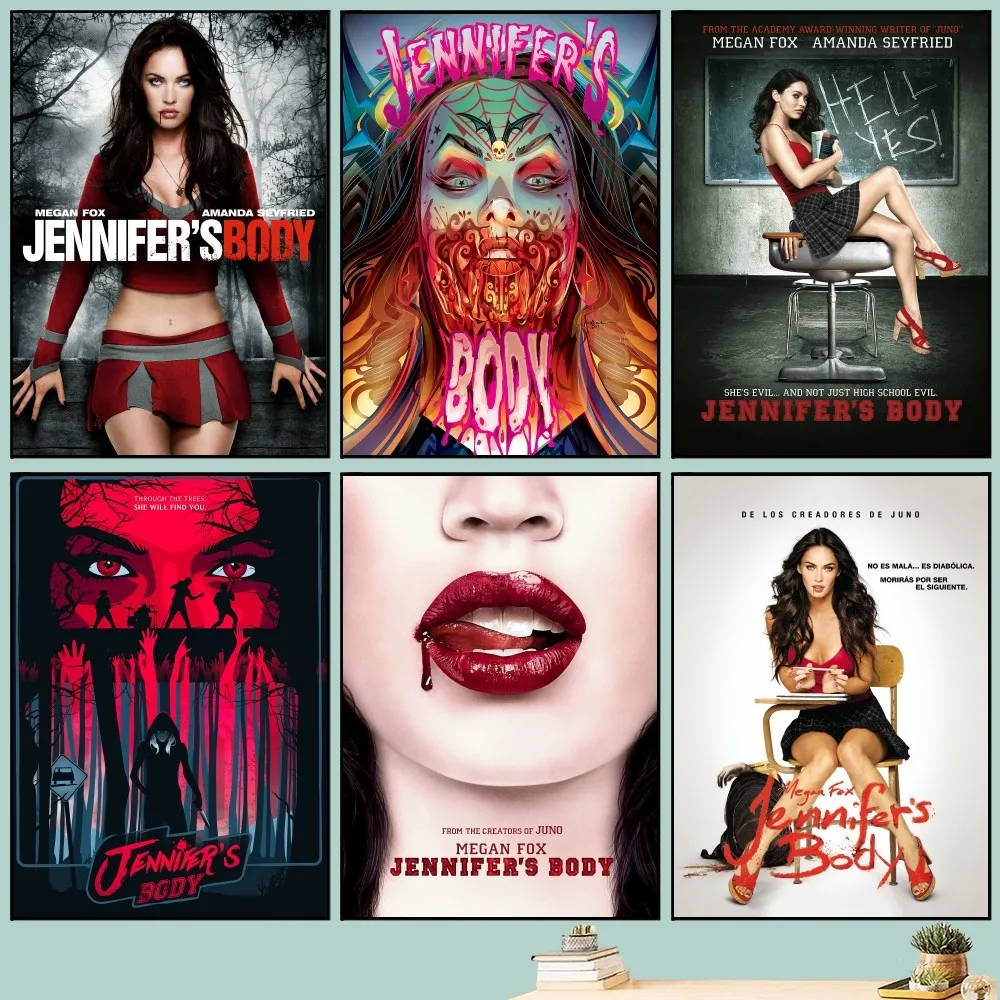 Movie Jennifer Body Poster DIY Vintage Movie Poster Wall Art Painting Study Stickers Big Szie Wall Painting