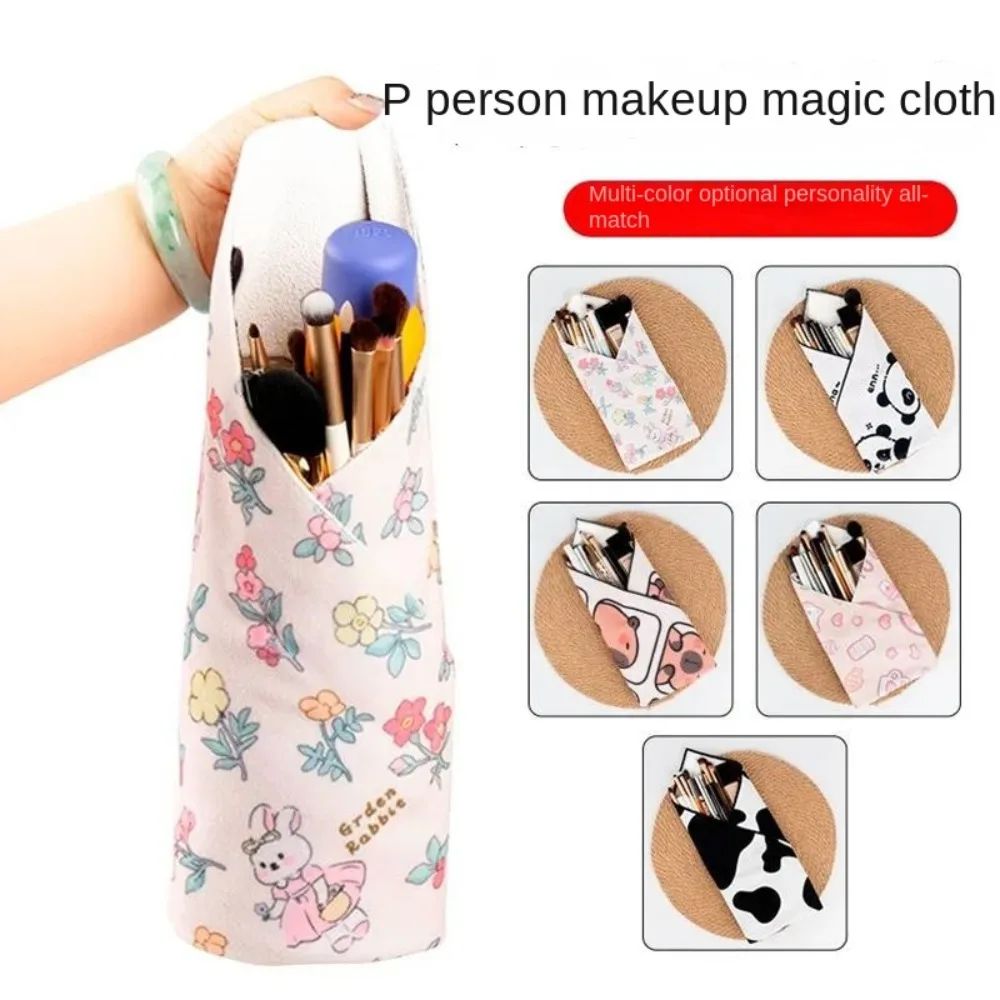 Reusable Folding Cosmetic Bag Wrap Around Pouch Photographic Equipment Accessories Camera Wrap Cloth Waterproof Digital Computer