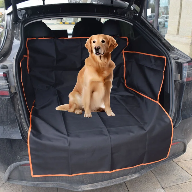 

Car pet mat orange edge car trunk protective mat waterproof and dirty-resistant rear trunk anti-dirt magic