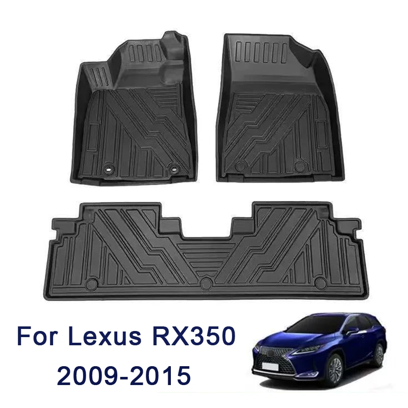 

Car Floor Mats for Lexus RX350 2009 2010 2011 2012 2013 2014 2015 TPE Waterproof Foot Mat Left Hand Drive 3D Floor Liners