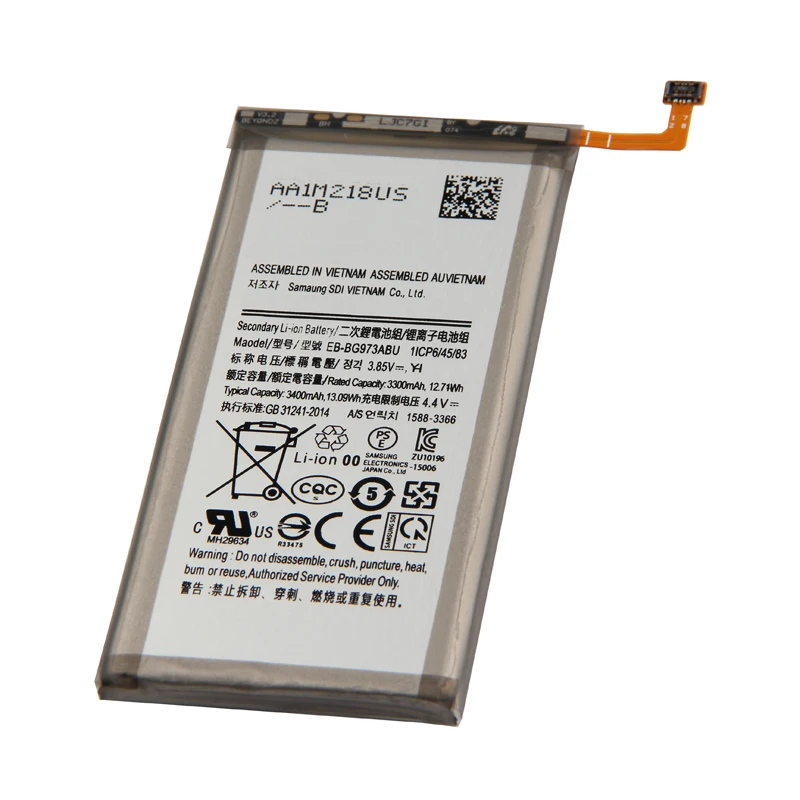 Original EB-BG973ABU Phone Battery For Samsung  GALAXY S10 Galaxy S10 X S10X SM-G9730 G9730 3400mAh