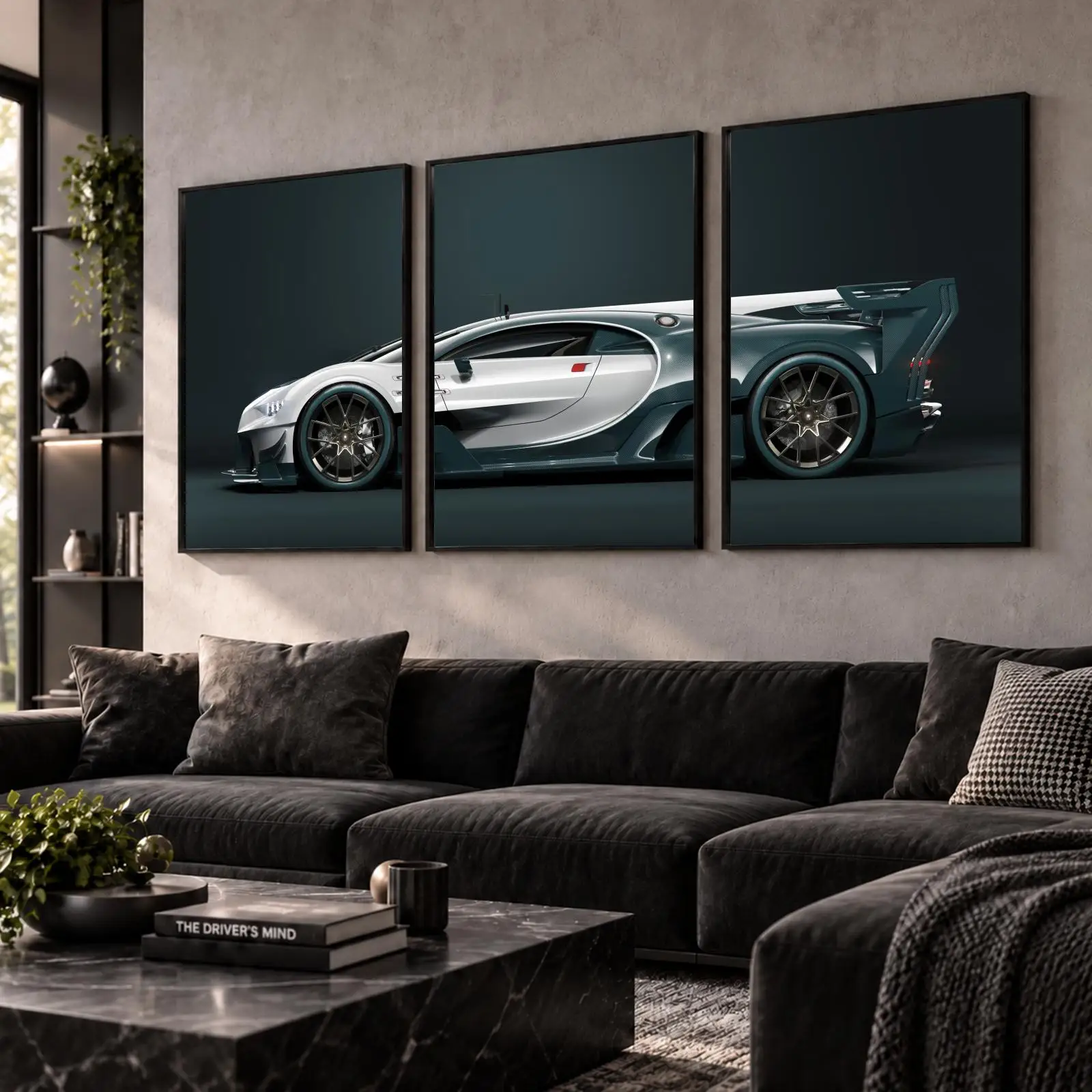C-Chiron Side Profile Painting Calligraphy Wall Art Canvas Poster Collection Prints for Bedroom Living Room Home Decoration