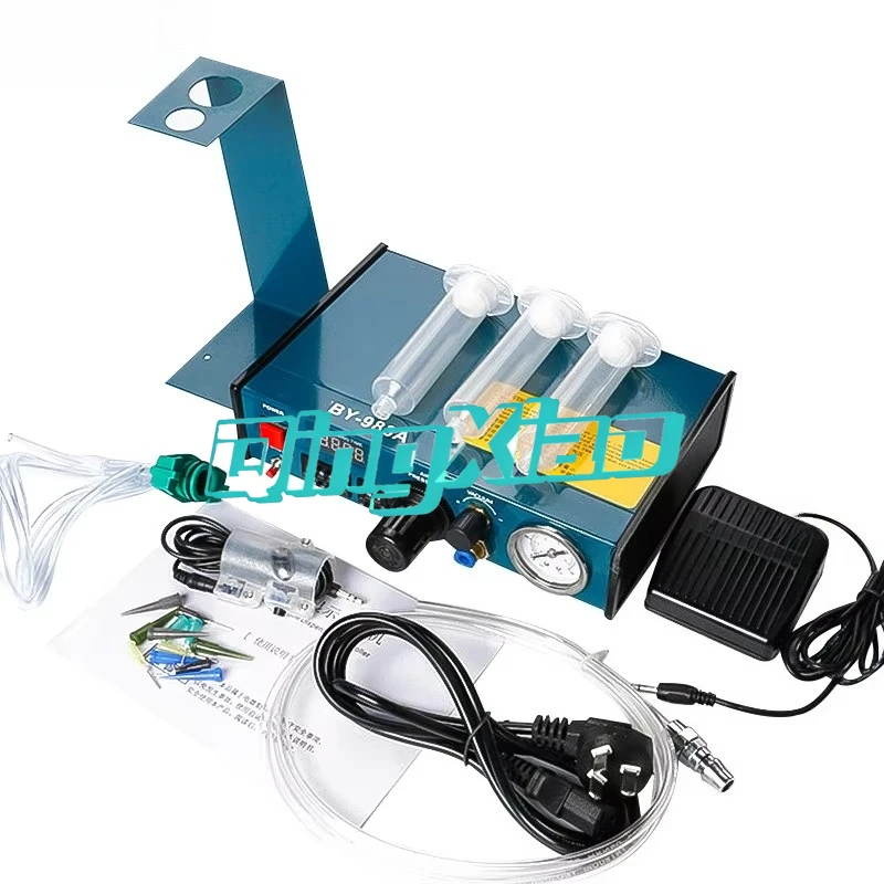 Pneumatic Semi Automatic Glue Dispenser Machine Design For Electronic Industry Component Bonding Production Lines Use Adjustable