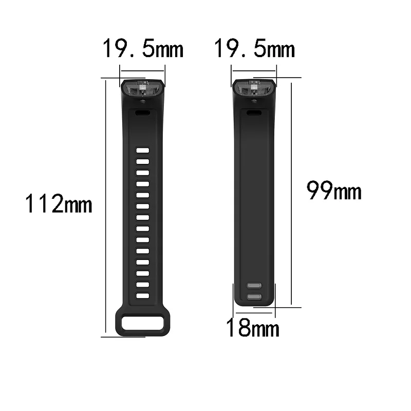 Pulseira de relógio de silicone para huawei band2 pro/band2/ ERS-B19/ERS-B29 acessórios smartwatch pulseira de relógio