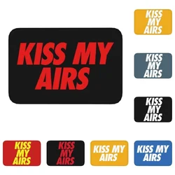 Personalized Kiss My Airs Doormat Mat Anti-Slip Entrance Kitchen Bath Balcony Rug Carpet 40*60cm Toilet Living Room Footpad