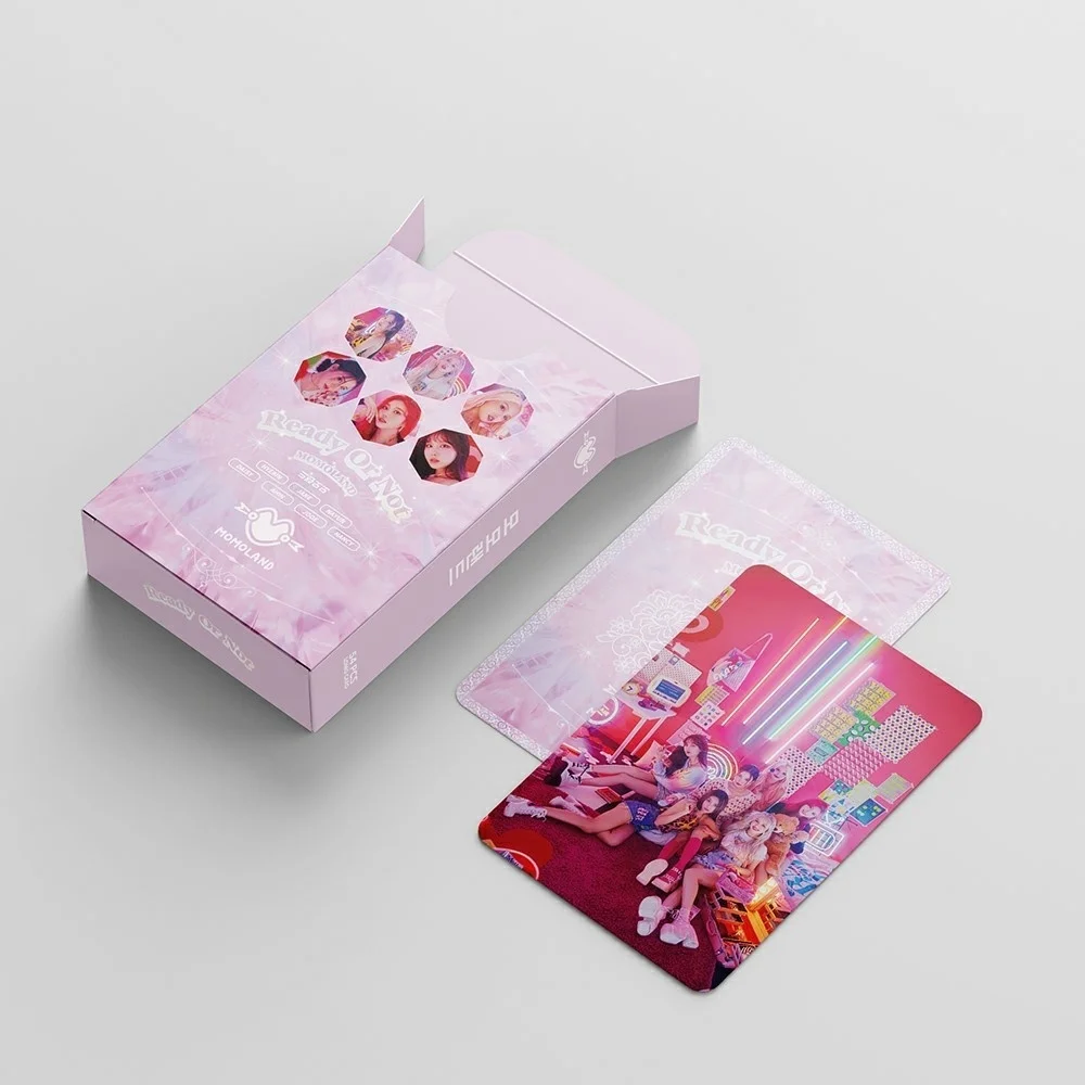 54pcs/set Kpop MOMOLAND READY OR NOT Lomo Cards High Quality HD Photo Album Card Postcard Korean Fashion Photocards