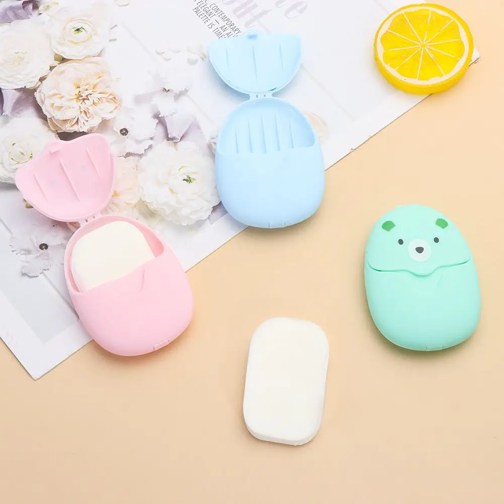 

50 шт. одноразовых мыльных листов в коробке для путешествий, мыльные хлопья для мытья рук