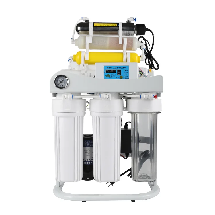 

Централизованная система очистки воды для всего дома, электрическая система фильтрации воды под мойку для всего дома, 5-ступенчатая фильтрация, мониторинг TDS