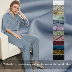 Imitation Acetic Acid Fabric Solid Matte Satin for Dress Pants Clothing Spring Summer Cloth for Sewing Meters Diy Material