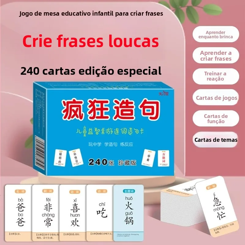 educational-card-game-for-kids-sentence-building-table-game-parent-child-card-game-primary-school-training-chain-word-game