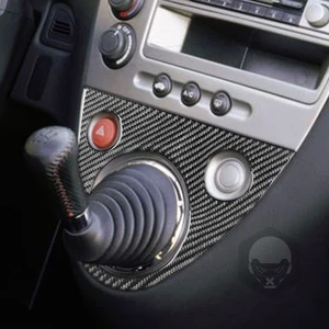 Carbon Fiber Gear Shift Trim Cover Panel, Accessories Decoration Interior of the Car, Sticker for Honda Civic SI 2001 2002 2003 2004 2005 12 Main Sales Acetate Civic SI Panel - №2