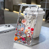 Cute Flower Clear Case For Samsung Galaxy A56 5G A36 S25 Ultra S24 FE S23 S22 S21 Case A55 A54 A35 A26 A06 Shockproof Back Cover