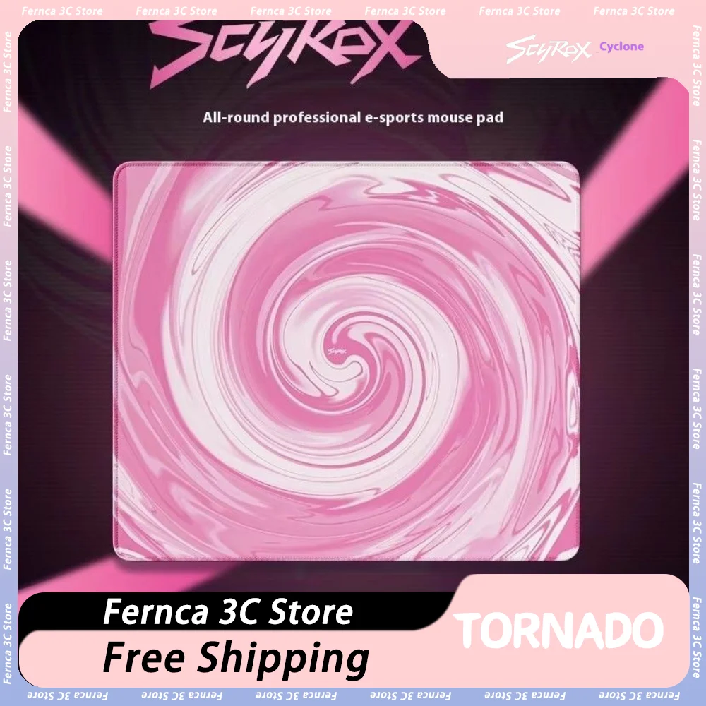 Scyrox Tornado Mousepad Moisture-Resistant Fabric SOFT Neutral Equilibrium Mousepads Foam Zywoo Mouse Pad FPS CS Gamers Custom