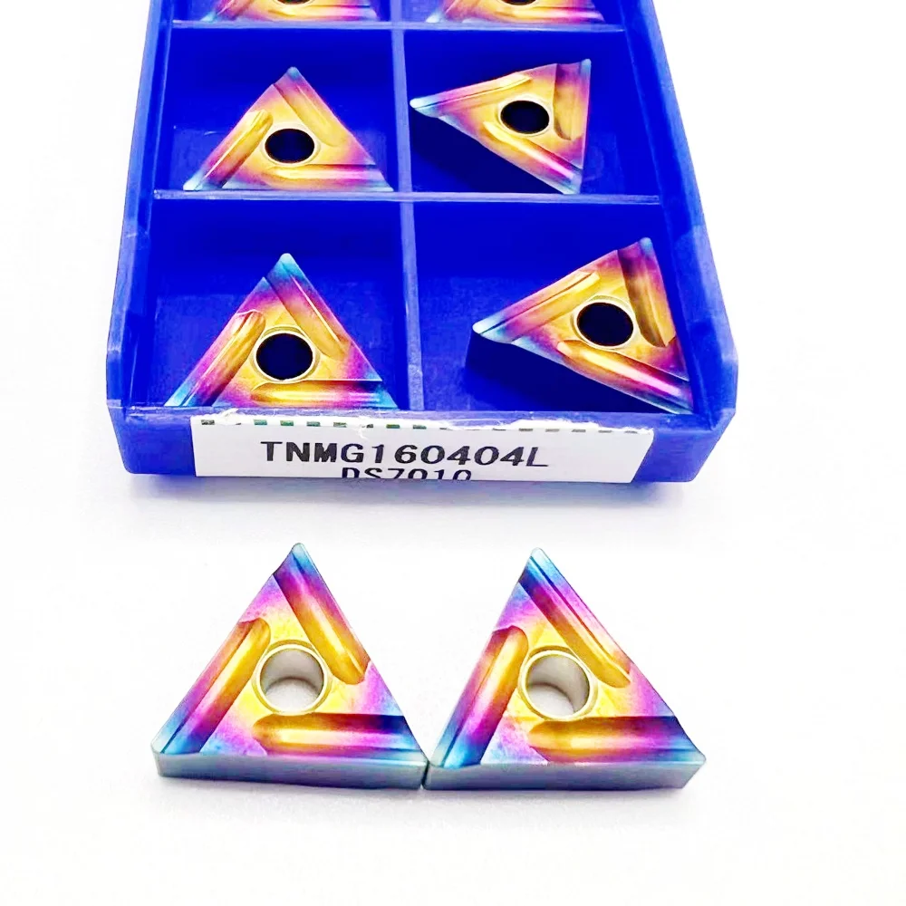 Carbide Insert TNMG160404L DS7010 Aluminum Alloy CNC Lathe Turning Tools High Speed Precision TNMG 160404L Indexable Inserts