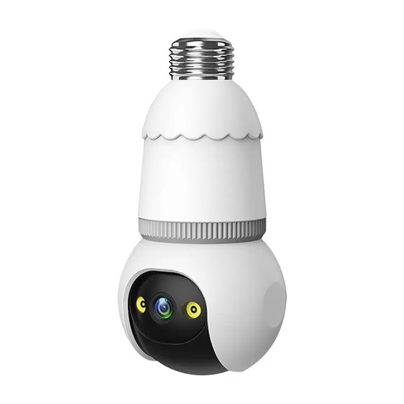 

B44C Tuya 5MP Wifi PTZ IP Light Bulb Camera 2 Way Audio Monitor Cam Wireless Home Surveillance Auto Track Smart Life