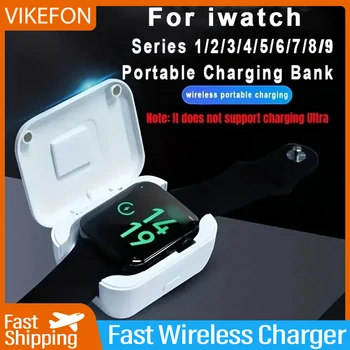 VIKEFON C 타입 마그네틱 스마트 워치 무선 충전기, 애플 워치, iWatch 8, 7, 6, 5, 울트라 비상 고속 충전 도크  Best5