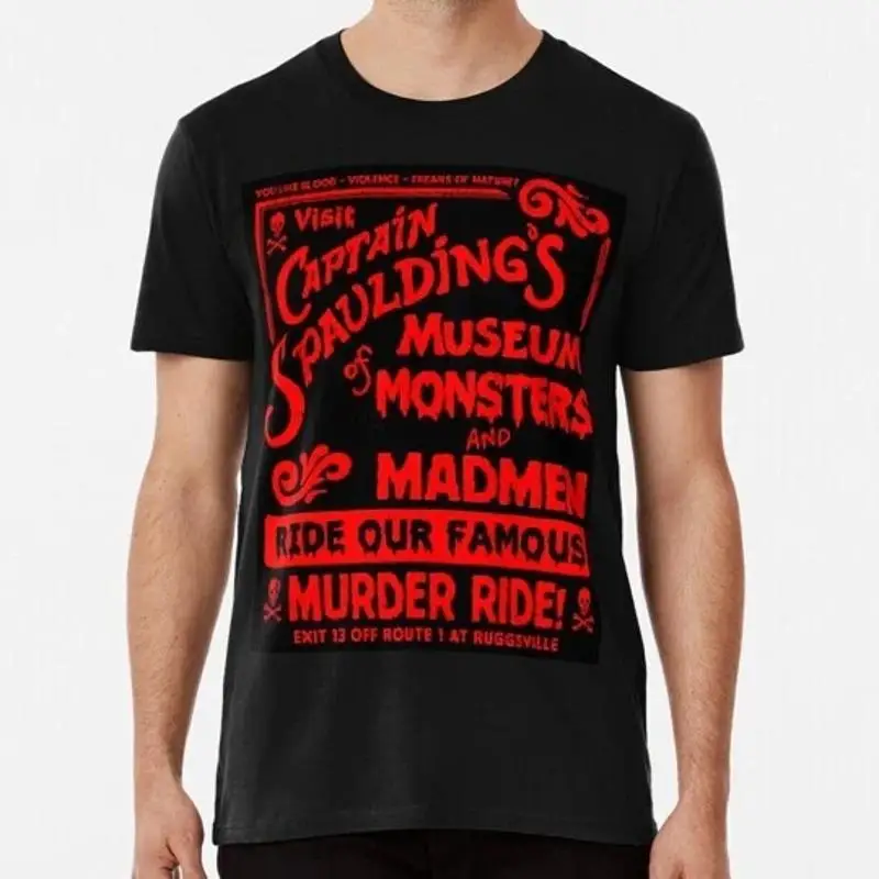 Devils Rejects Rob Zombie Captain Spaulding Movie Made in Premium T Shirt M 2XL