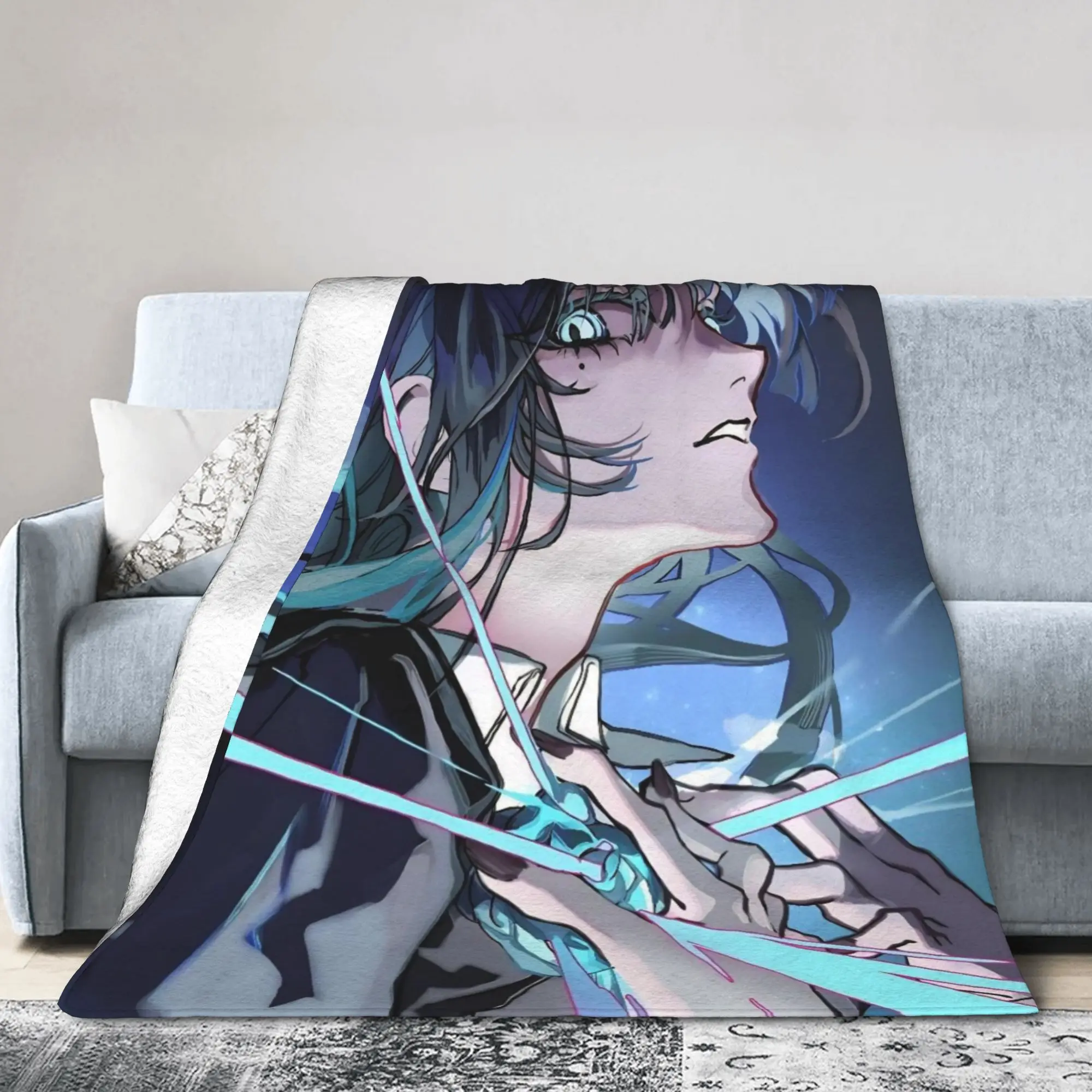 Ado Tour Anime Blankets   Wool Throw Blanket Home Couch Decoration Soft Warm Bedsprea