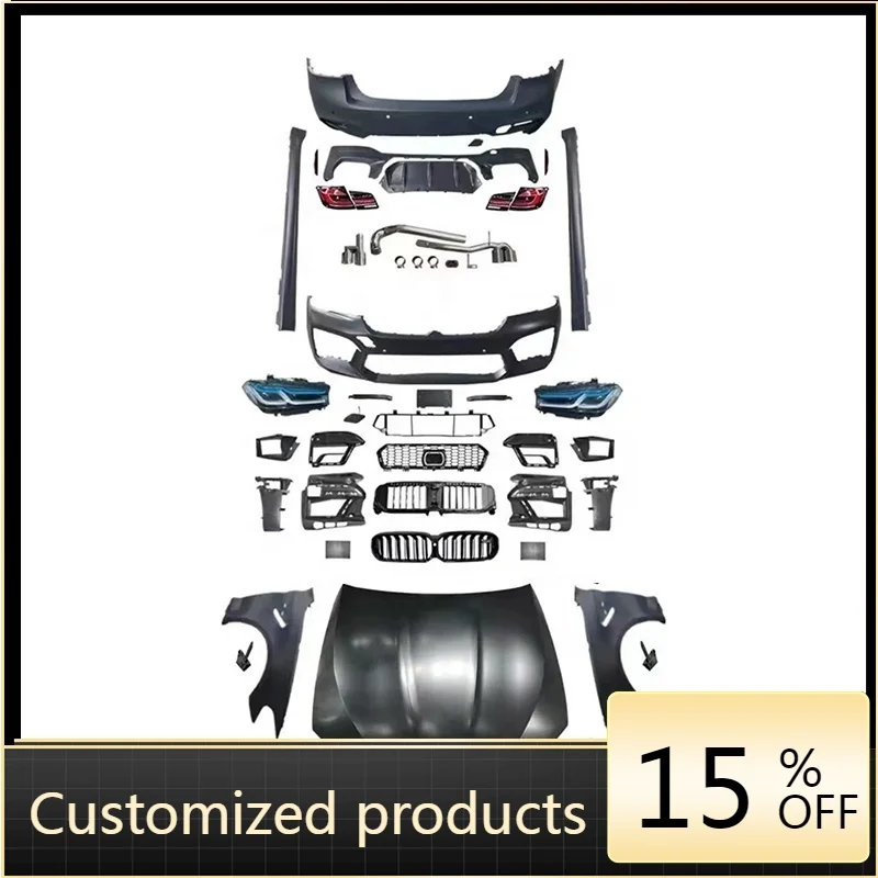

High quality, professional and reliable.2010-2017y F10 F18 Upgrade to G30 G38 M5 Style Body Kit with Rear View Mirror for 5
