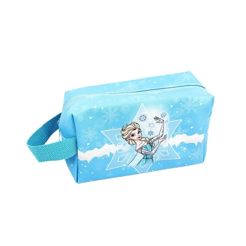 

Disney Princess Mini Makeup Bag Waterproof Portable Handheld Cosmetic Bag with Zipper Cartoon Print for Women