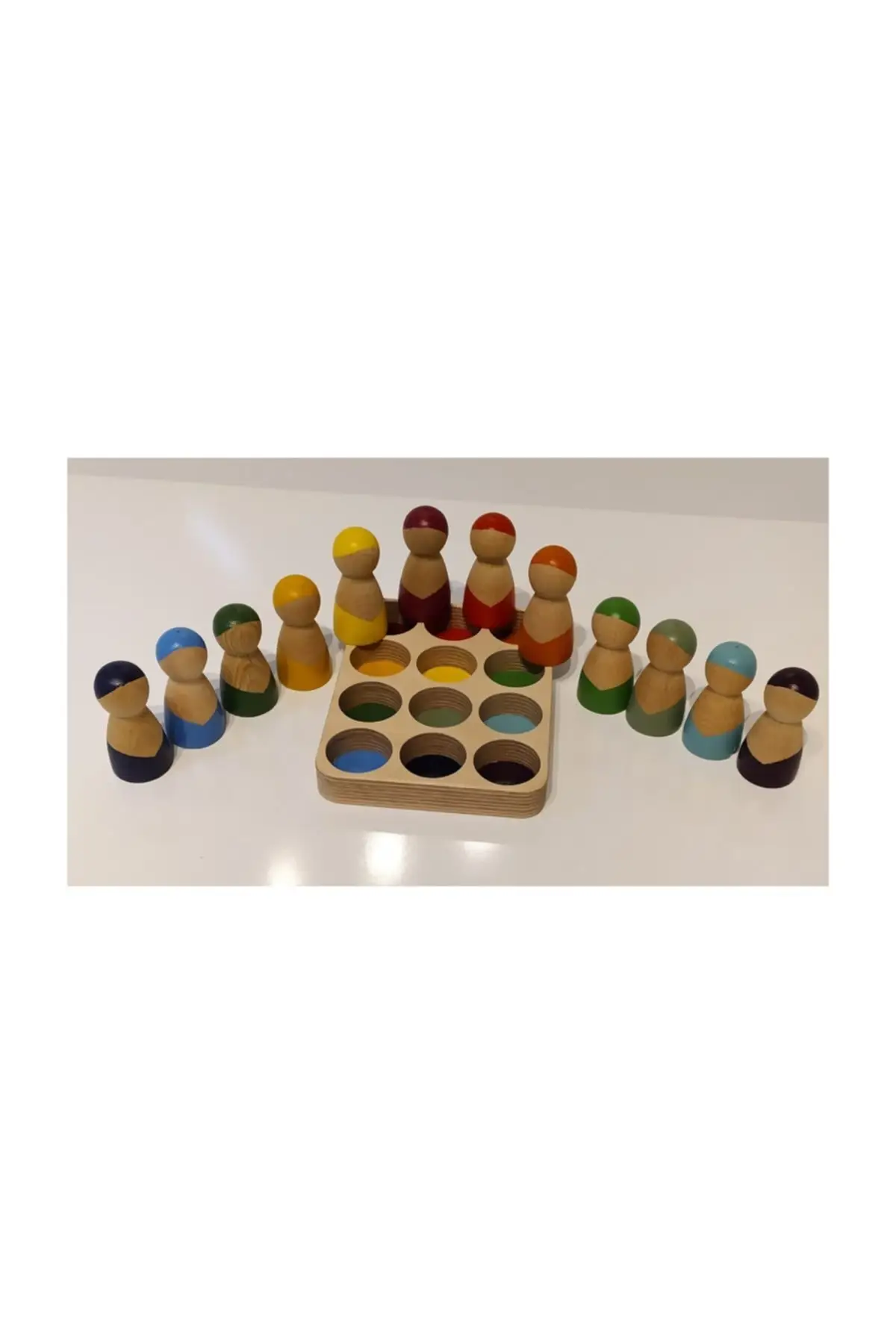 12 li waldorf arco-íris figuras humanas