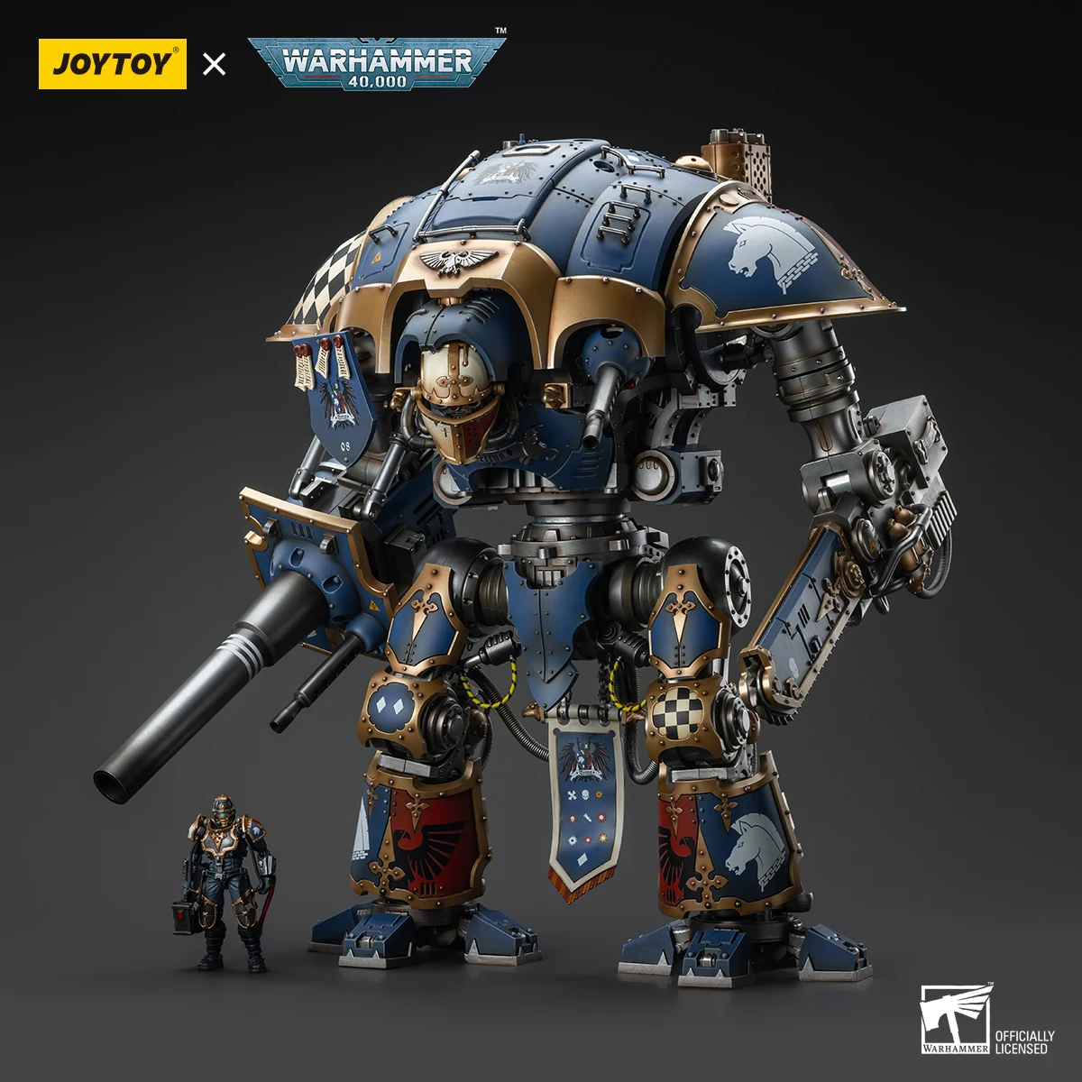 Toyverse 1/18 escala joytoy warhammer 40k cavaleiros imperiais casa terryn paladin brinquedo de figura de ação poseable