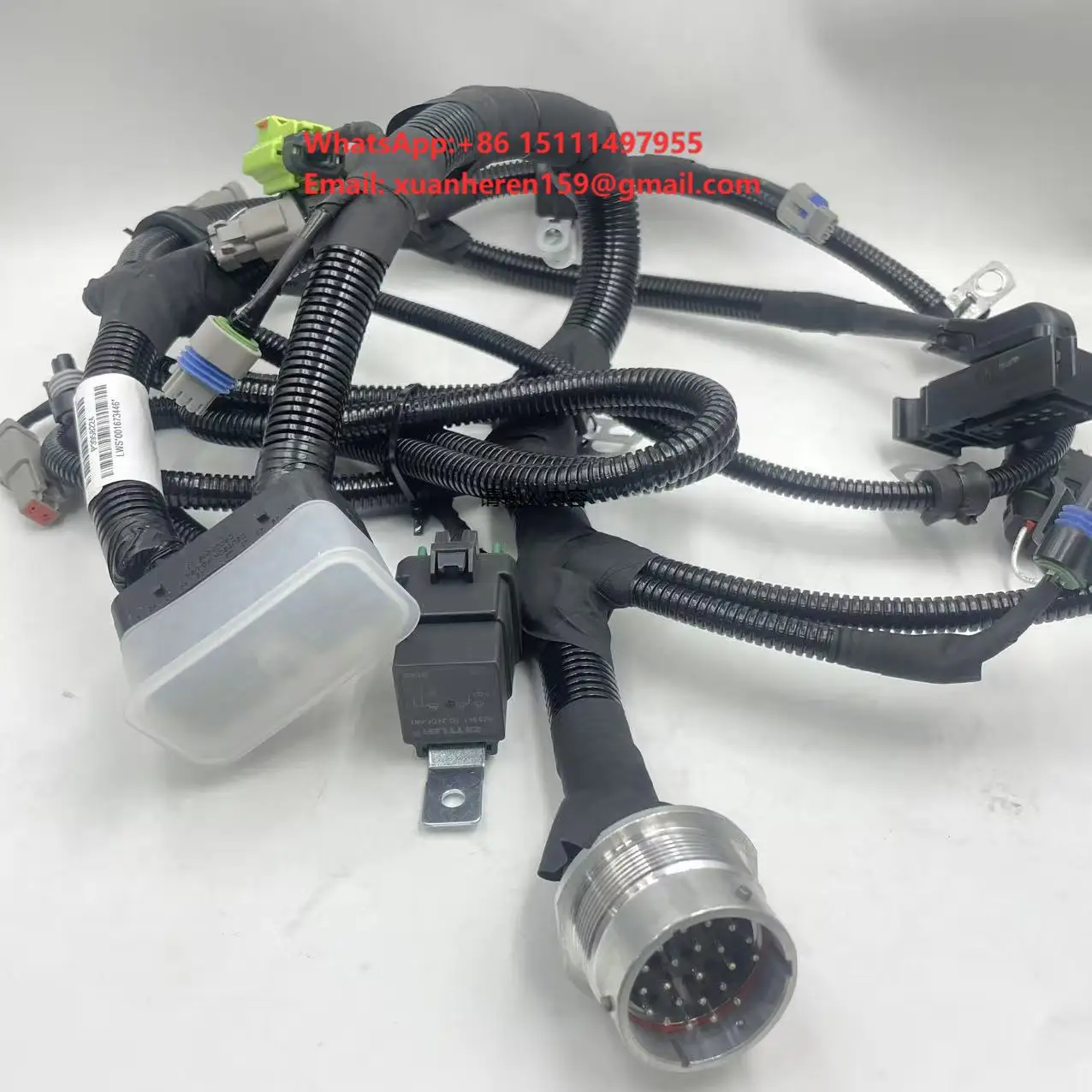 Construction Machinery QSB5.9 Engine Part Electronic Control Module Wiring Harness 3958224 for Cummins Engine