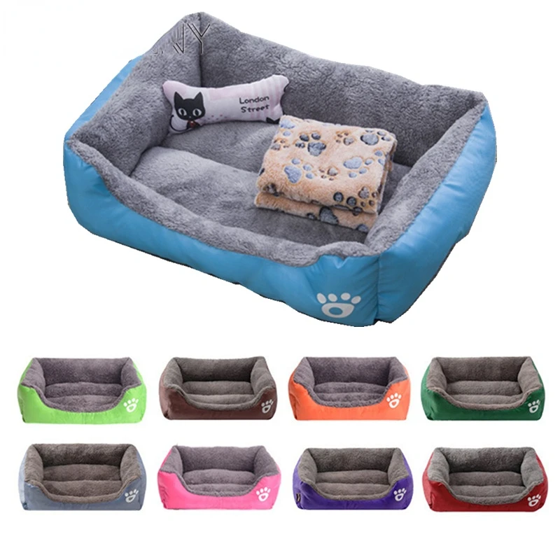 Winter Warm Large Dog Sofa Bed Dog Kneel Cat Mats House Cushion Pet Dog Bed Dog House Soft Nest Dog Baskets Bed For Cat Puppy