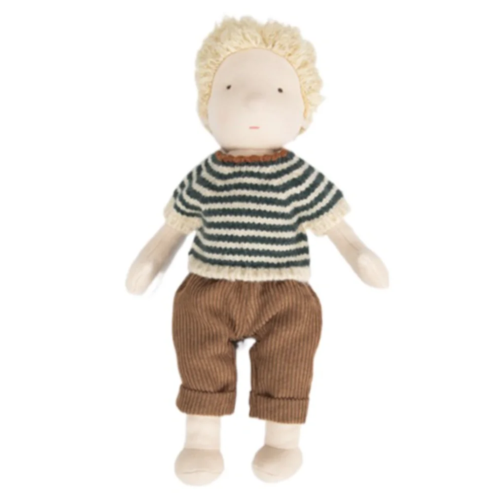 Ropa tejida, muñeca Waldorf, conejo nativo, oso, muñeco de peluche de dibujos animados, muñeco de peluche Kawaii hecho a mano, juguete para guardería
