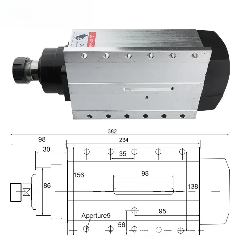 Motor de husillo para máquina - Woodworking Machines reseña y precio