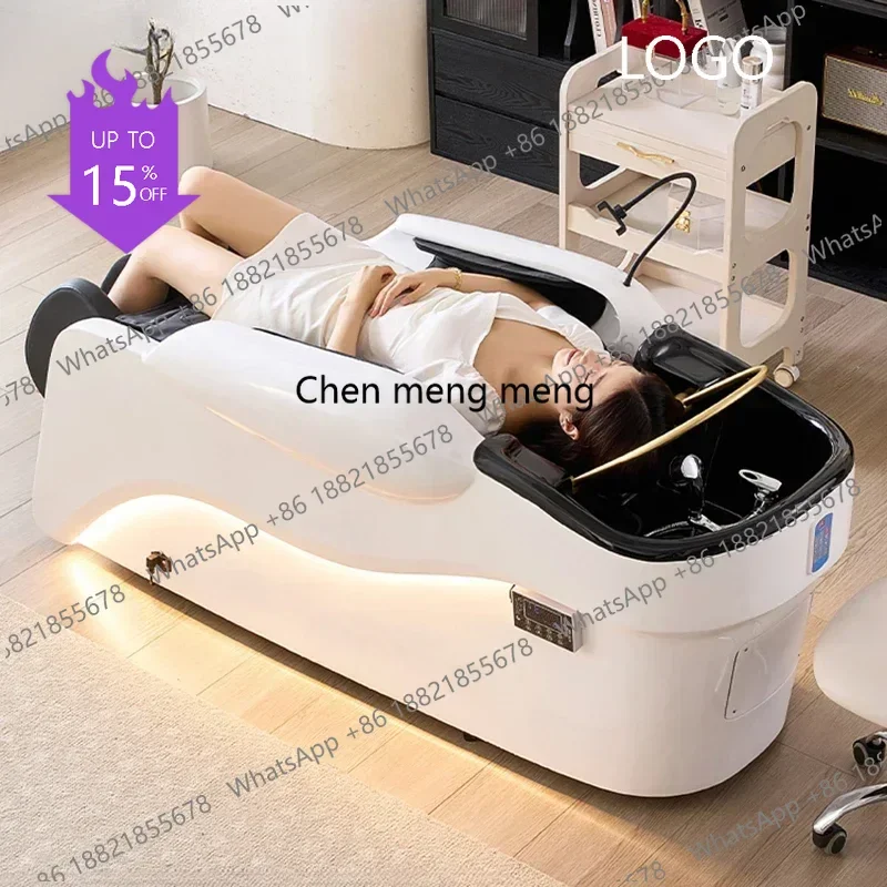 

D80 Smart Electric Massage Shampoo Chairs Barber Shop Hairdressing Comfort Shampoo Chairs Salon Furniture Cadeira Cabeleireiro