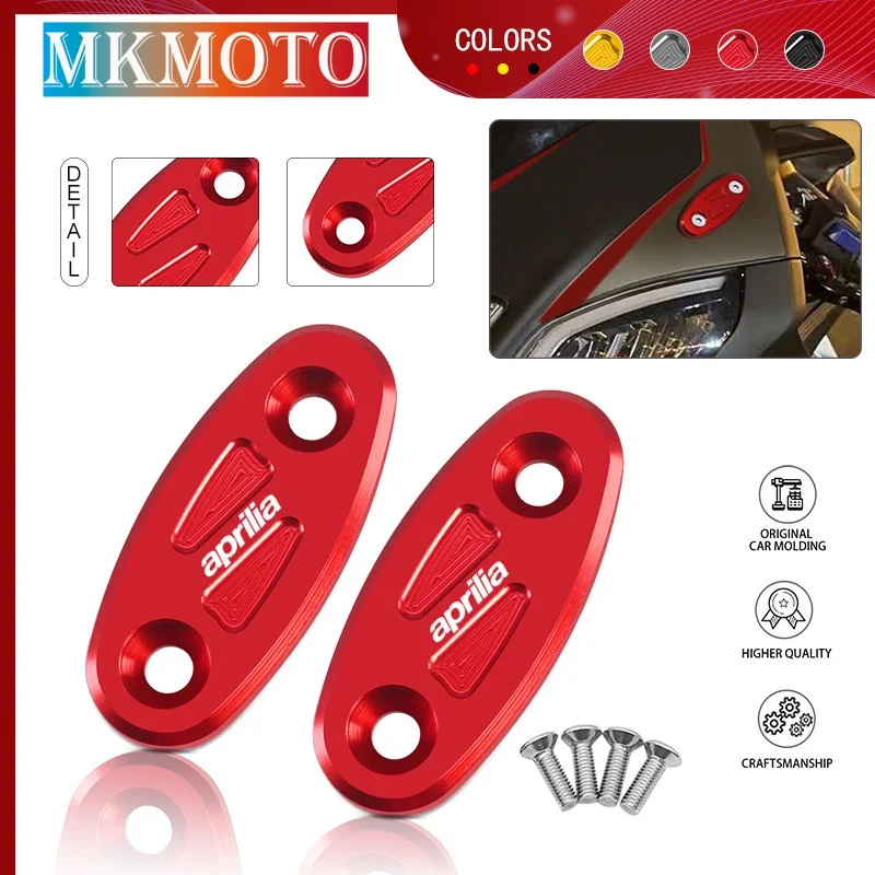 

gpr250r 150 Motorcycle Windshield Drive Eliminator For GPR250R GPR150 2021-2025 CNC Mirror Hole Cover Rearview Mirror Base Cover