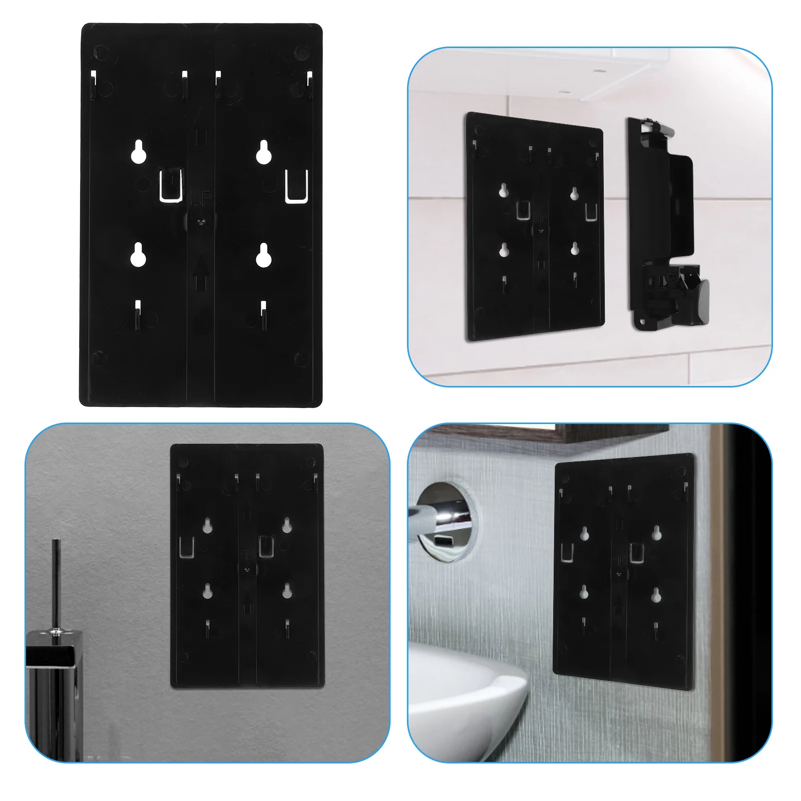

Soap Dispenser Mounting Board for 350Ml Wall Mount Liquid Soap Dispensers Replacement Bottom Base Suitable Offices Hotels Homes