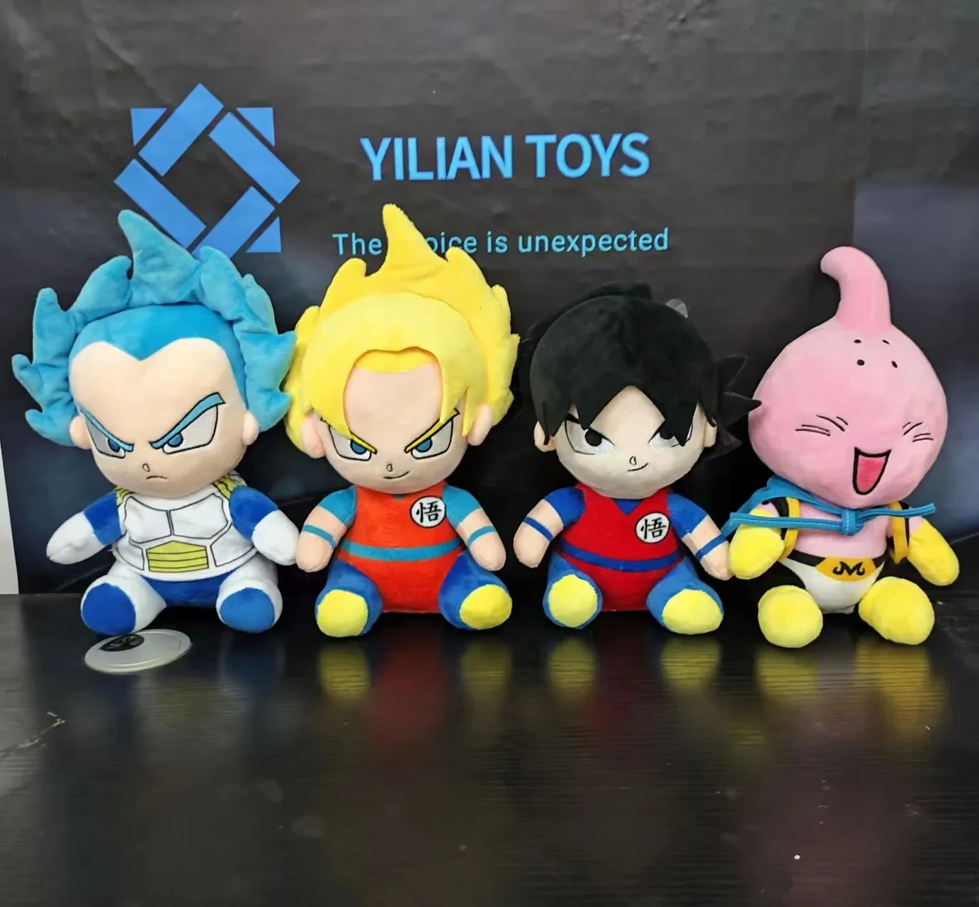 HOT Dragon Ball Plüschtiere Saiyan Goku Vegeta Buu Cartoon Japan Anime Figur Puppe Baby Geburtstagsgeschenke Heimdekoration