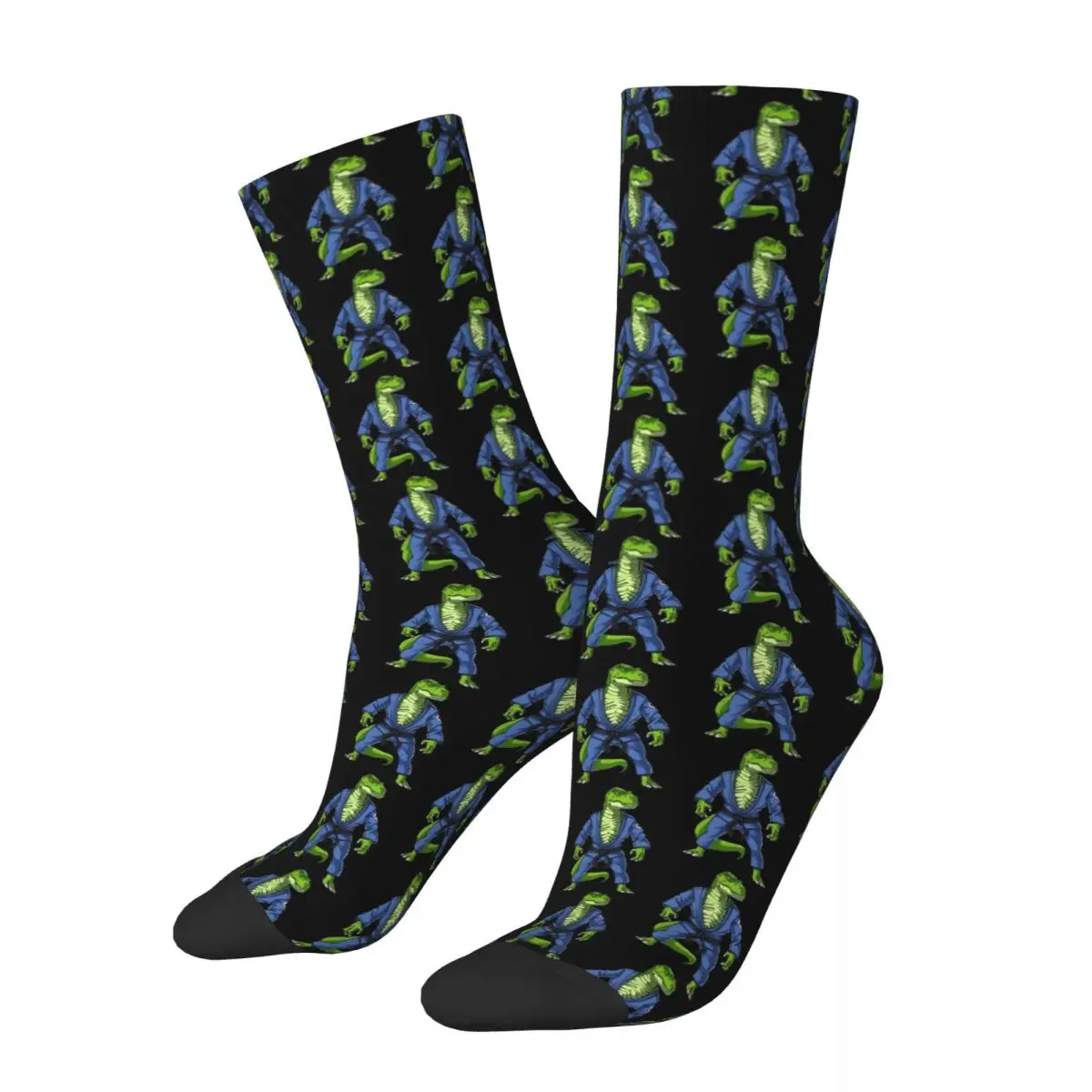 Martial Arts Jiu-Jitsu T-Rex Dinosaur Men Women Socks Outdoor Novelty Spring Summer Autumn Winter Stockings Gift