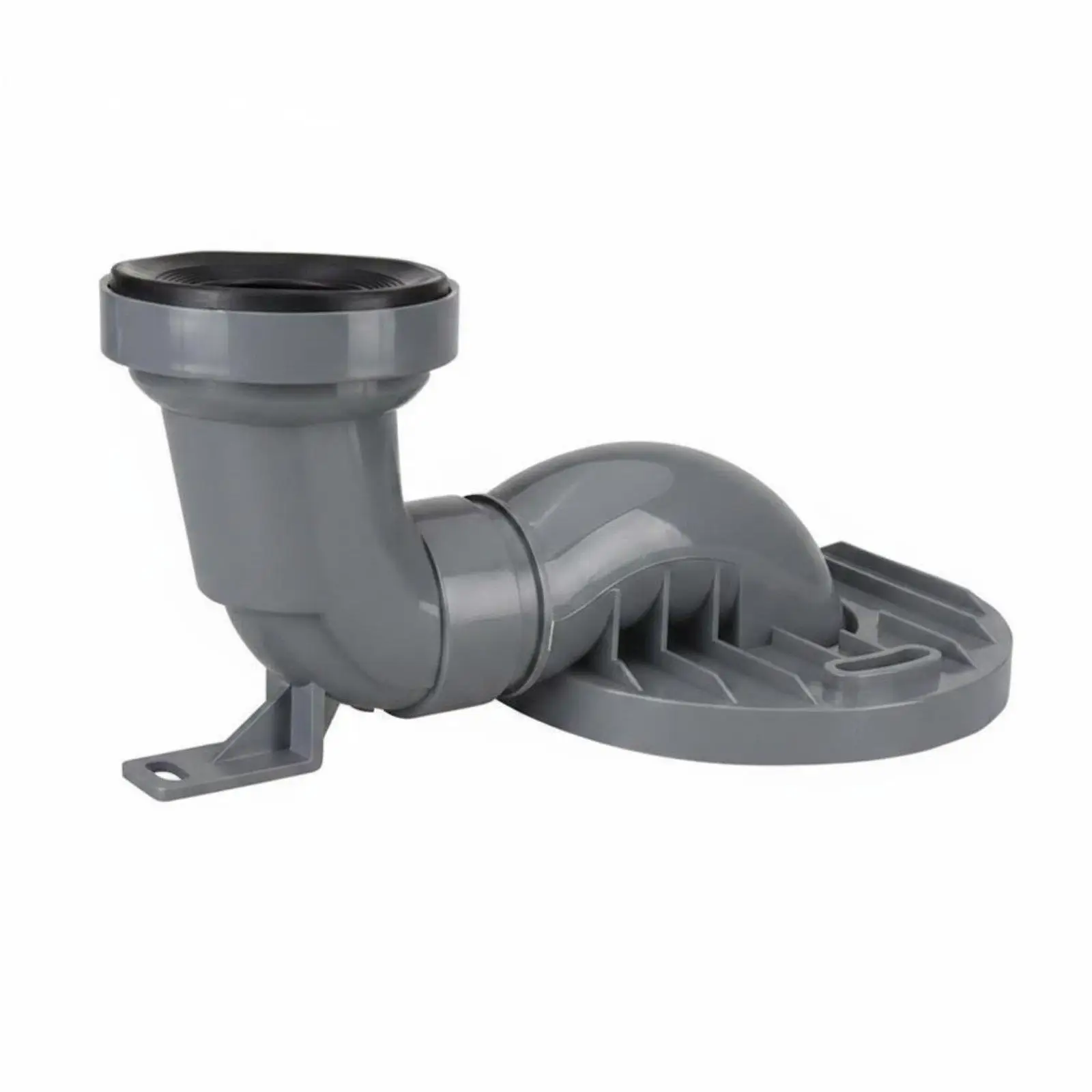 Toilet Offset Drain Connector Leak-resistant Installation Accessory for Complete Toilet Kit Washroom Plumbing