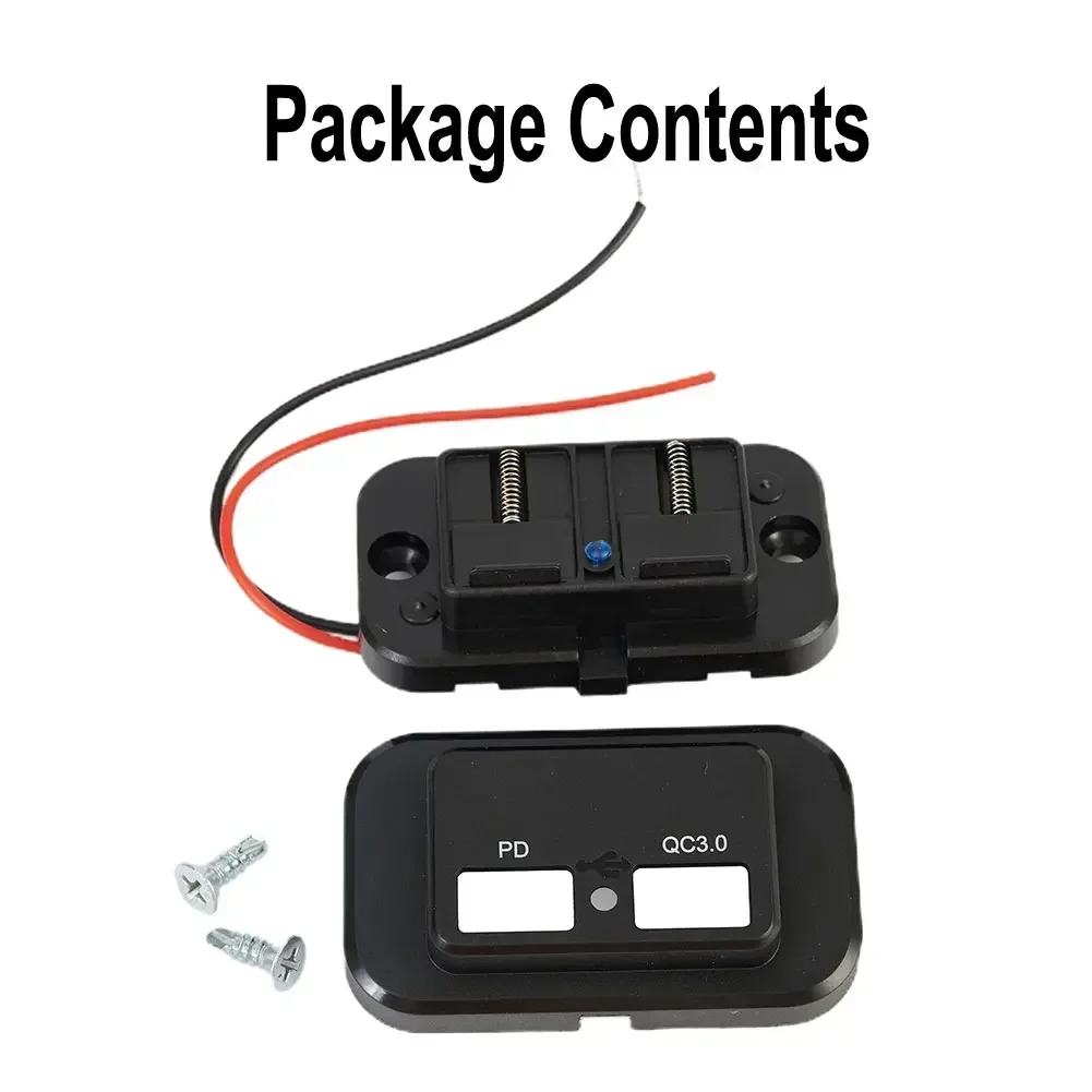 Quick Charge PD + QC3 0 Dual USB พอร์ตรถ RV Charger SOCKET Power Outlet สําหรับ 12V 24V ยานพาหนะกันน้ําและกันฝุ่น