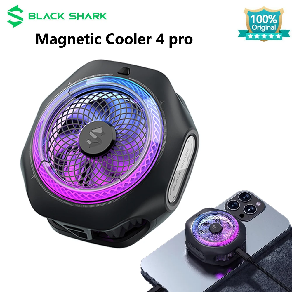 Black Shark FunCooler 4 Pro Magnetic Phone Cooler for iPhone 15