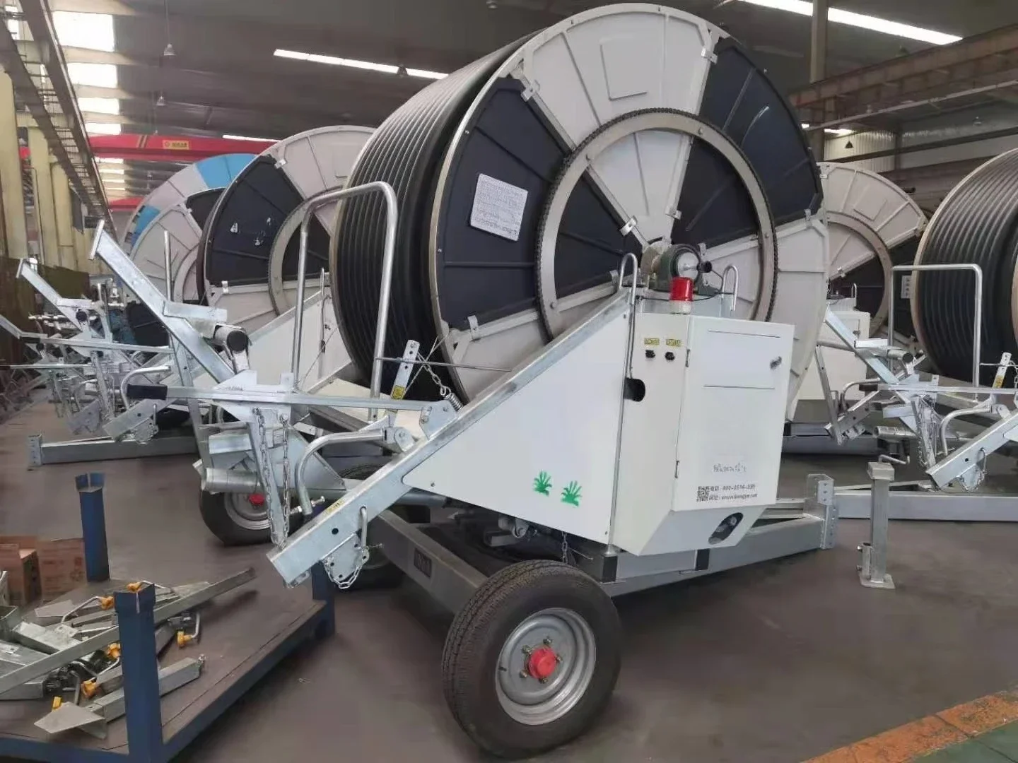 Farm Irrigation System With Hose Reel & Rain Sprinkler Irrigation Machine