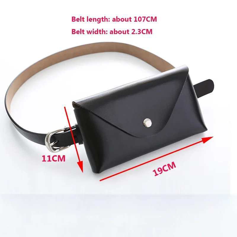 Waist Bag Ladies Fashion Genuine Leather Women Waist Belt Bags Waterproof Chest Belly Pouch Woman Fanny Pack Luxury Coin Purse