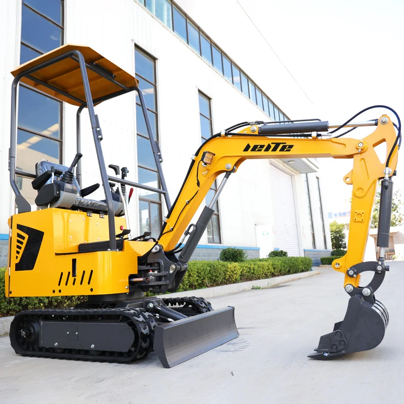 High Quality 1 ton Mini Excavator Wholesale Compact Mini Digger Customized Household Hydraulic mini excavator Price for sale