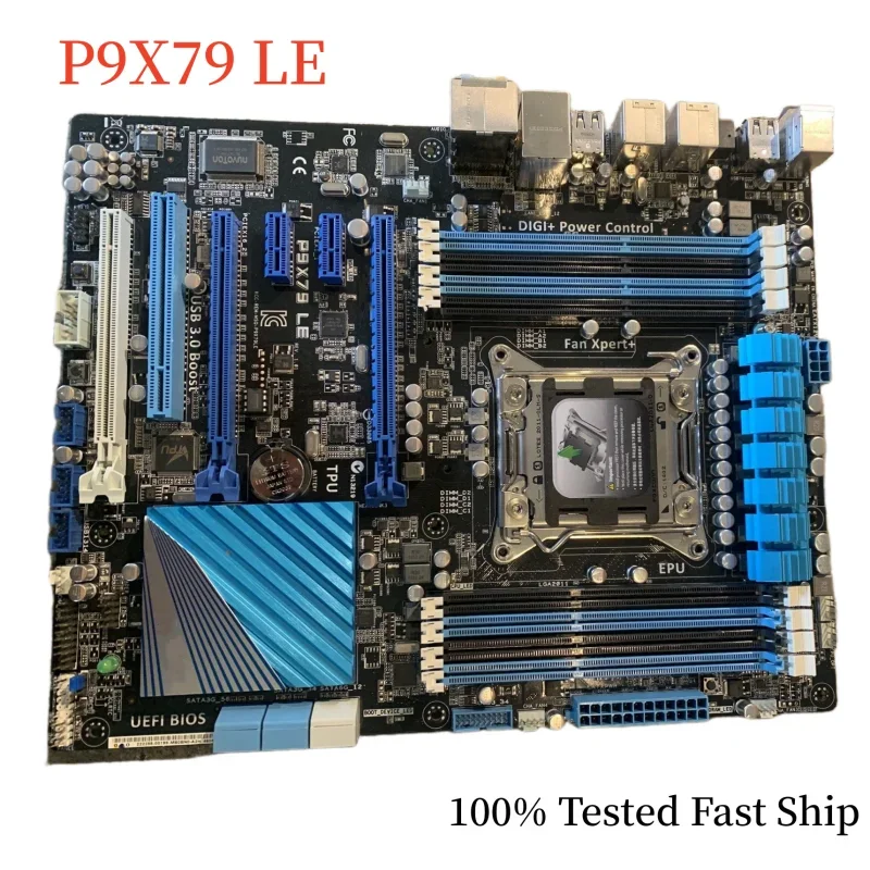 

For P9X79 LE Motherboard X79 LGA 2011 DDR3 Mainboard 100% Tested Fast Ship
