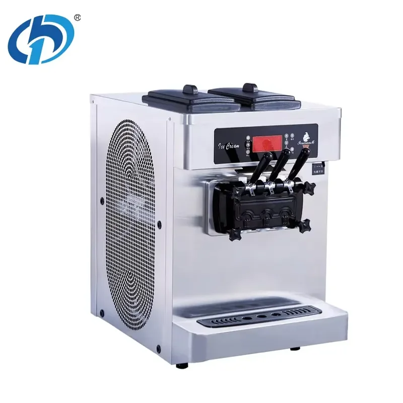 20-28L/h Three Flavors Commercial Tabletop Soft Ice Cream Machine Ice Cream Machine Pakistan